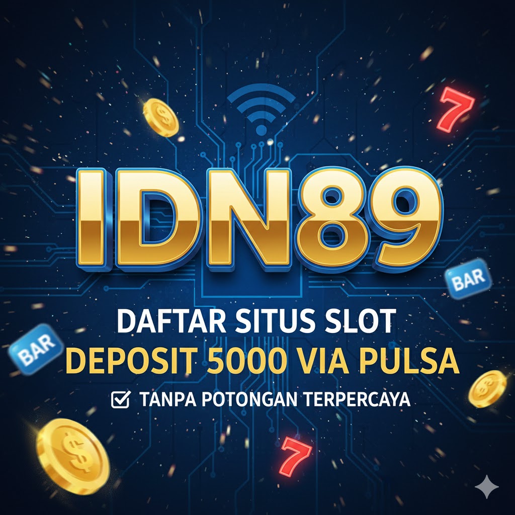 IDN89: Daftar Situs Slot Deposit 5000 Via Pulsa Tanpa Potongan Terpercaya image 1